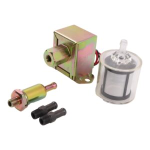 12V Fuel Pump 416-5886 with Filter 416-5884 for Caterpillar CAT Loader 226D 232D 236D 239D 242D 246D 249D 257D 259D 262D 272D 277D 279D 287D 289D 297D 299D