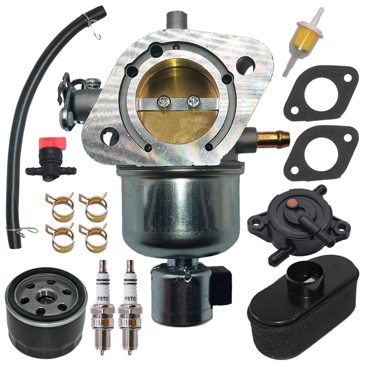 3 Cylinder Injector Seal Kit with Heat Shield 19077-53650 for Kubota Engine D662 D722 3 3 Cylinder Injector Seal Kit with Heat Shield 19077-53650 for Kubota Engine D662 D722