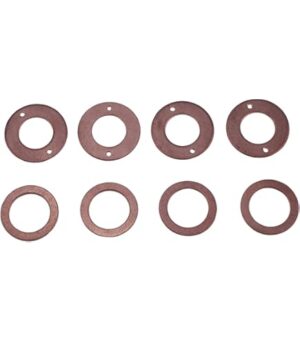 4 Cylinder Injection Seal Kit with 19077-53650 Heat Shield for Kubota Engine 05 03E V3