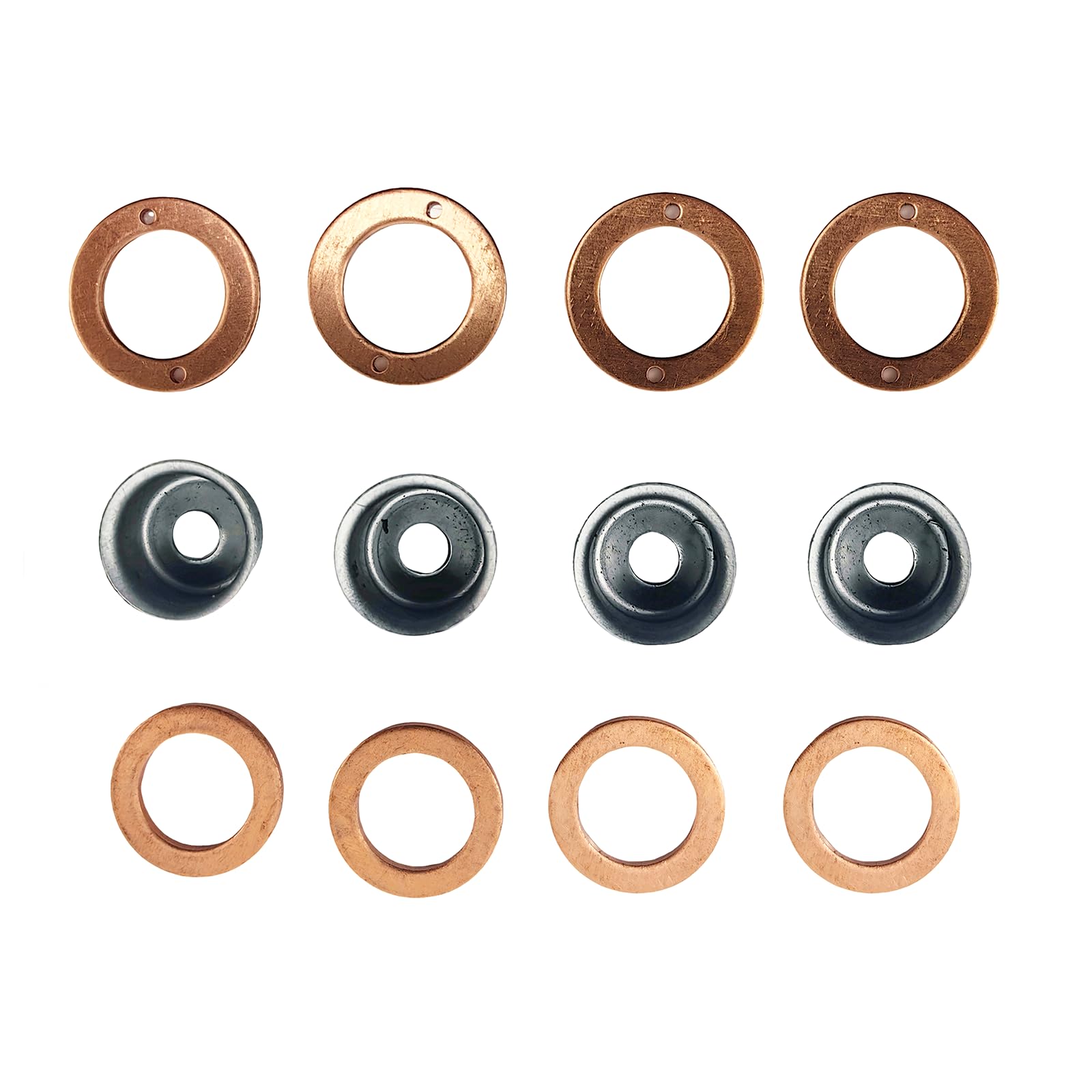 4 Cylinder Injection Seal Kit with 19077-53650 Heat Shield for Kubota Engine 05 03E V3 3 4 Cylinder Injection Seal Kit with 19077-53650 Heat Shield for Kubota Engine 05 03E V3