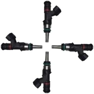 4 Pieces Fuel Injector 1465A174 EAT306 for Mitsubishi Engine 4B11 4B11T Vehicle Lancer Evolution Ralliart 2008-2015 Denso Oxygen Sensor 08-15