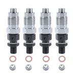 4Pcs Fuel Injector 16454-53905 for Kubota V2203 V2403 Engine M4700 M4900 M5140 M5400 M5700 MX4700 MX4800 MX5000 MX5100