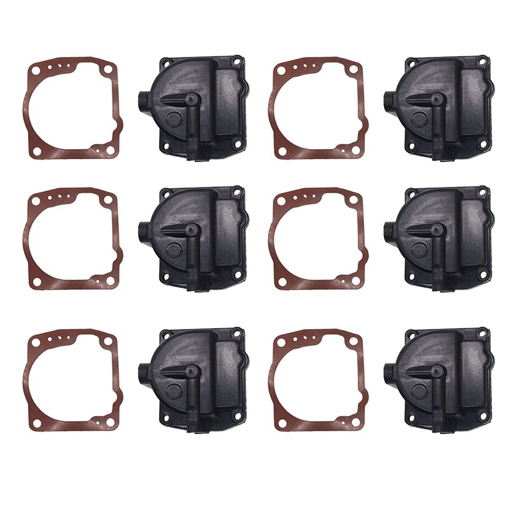 6 Carburetor Float Chamber Carb Bowls 433000 766418 for Johnson Evinrude Outboard Motor 90-175HP 1 6 Carburetor Float Chamber Carb Bowls 433000 766418 for Johnson Evinrude Outboard Motor 90-175HP