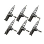 6 Pcs Fuel Injector 0R-8684 127-8218 for Caterpillar CAT Engine 3116 3126 Loader 950G 960F 962G