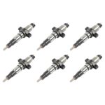 6 Pieces Common Rail Fuel Injector 2830957 2830224 for Cummins Engine ISBE 4B3.9 ISB