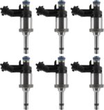 6 Pieces Fuel Injector 12663380 for Buick Vehicle 2012-2017 Enclave