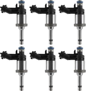 6 Pieces Fuel Injector 12663380 for Buick Vehicle 2012-2017 Enclave