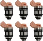6 Pieces Fuel Injector 16600-88G10 for Nissan D21 Pathfinder Pickup Quest Mercury Villager 3.0L V6