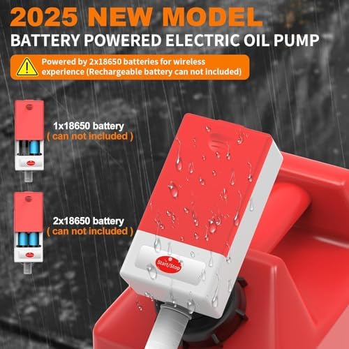 Automatic Fuel Transfer Pump With 51'' Extra Long Hose and 4 Can Adapters for Excavator Loader Dozer 1 Automatic Fuel Transfer Pump With 51'' Extra Long Hose and 4 Can Adapters for Excavator Loader Dozer