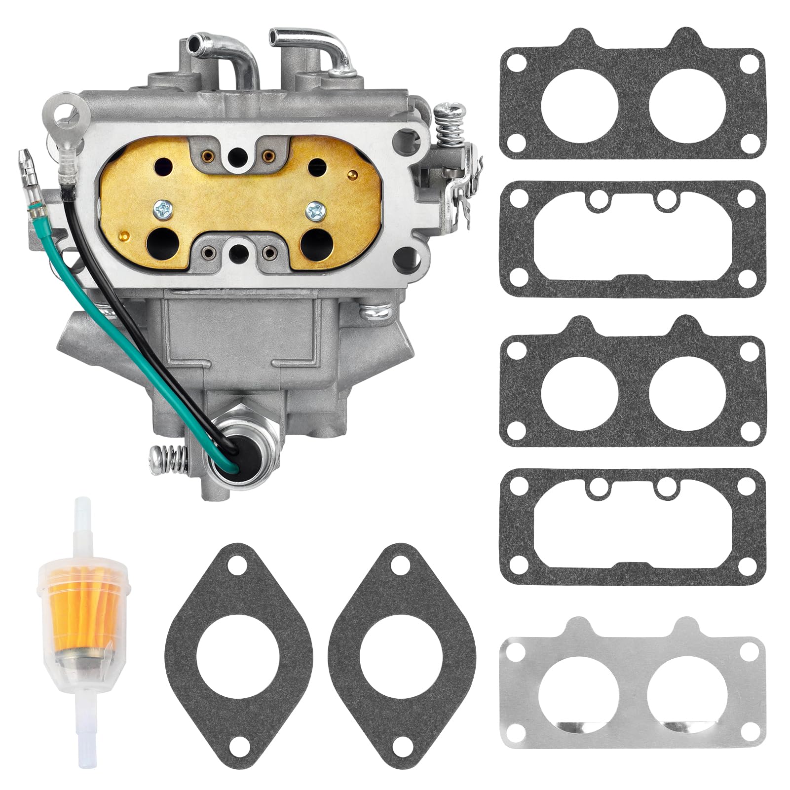 Carburetor 15003-7041 15003-7077 1137278956 0782708806602 for Kawasaki FH601V Engine 2 Carburetor 15003-7041 15003-7077 1137278956 0782708806602 for Kawasaki FH601V Engine