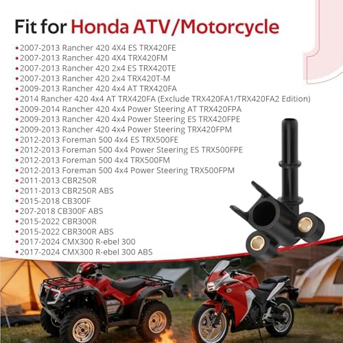 Fuel Injector Joint 16422-HP5-602 for Honda TRX420 TRX500 CBR250R CB300F CB300R CMX300 2007-2024 2 Fuel Injector Joint 16422-HP5-602 for Honda TRX420 TRX500 CBR250R CB300F CB300R CMX300 2007-2024