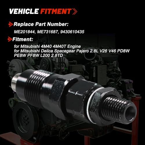 Fuel Injector ME201844 for Mitsubishi Engine 4M40 4M40T1 4M40T Pajero Montero Delica L200 4 Fuel Injector ME201844 for Mitsubishi Engine 4M40 4M40T1 4M40T Pajero Montero Delica L200