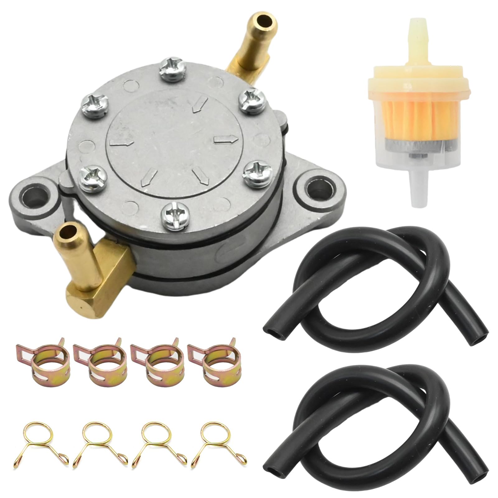 Fuel Pump 24233G1 for EZGO 1989-1991 2-Cycle Engine Marathon Gas Golf Cart 3 Fuel Pump 24233G1 for EZGO 1989-1991 2-Cycle Engine Marathon Gas Golf Cart