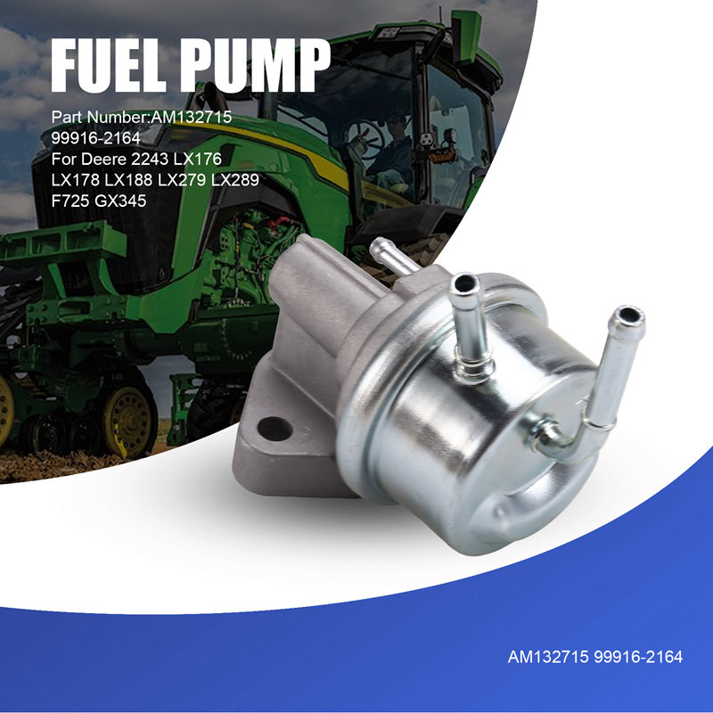 Fuel Pump AM132715 for Kawasaki Engine FD590V FD611V FD501V John Deere Tractor LX188 LX277 LX279 GX345 LX289 2 Fuel Pump AM132715 for Kawasaki Engine FD590V FD611V FD501V John Deere Tractor LX188 LX277 LX279 GX345 LX289