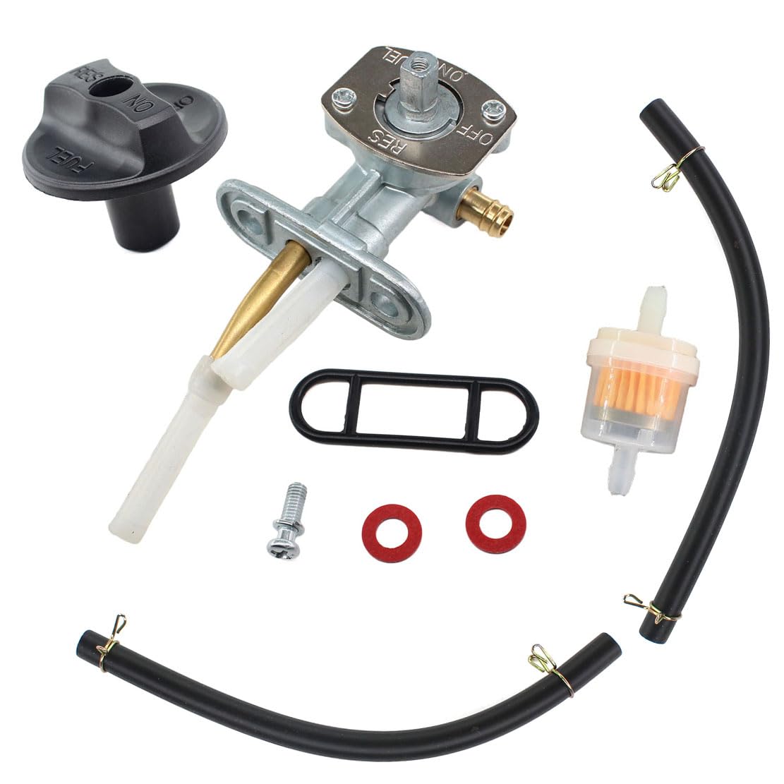 Fuel Valve Shut Off Petcock 0470-445 for Arctic Cat ATV 454 375 250 300 400 500 2 Fuel Valve Shut Off Petcock 0470-445 for Arctic Cat ATV 454 375 250 300 400 500