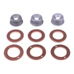 Injector Seal Kit With Heat Shield 19077-53650 for Kubota Engine D722 D905 D1005 D1105 V1505 V3300 V3600