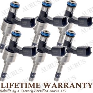 6 Pieces Fuel Injector 12634126 for 2012-2024 Chevrolet Equinox Traverse Impala GMC Canyon Cadillac CTS